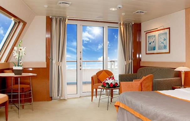 Gran Suite con Balcón (Cat. SG) CRUCEROS CELESTYAL CRUISES GRECIA CRUCEROS BARATOS LOUIS CRUISES CRUCEROS ECONOMICOS GRECIA GREEK ISLAND CRUISES